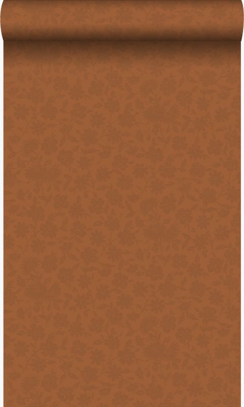 Tapeta Origin Wallcoverings kwiaty szafranowo-żółtym 53 cm x 10.05 m - 1 rol.