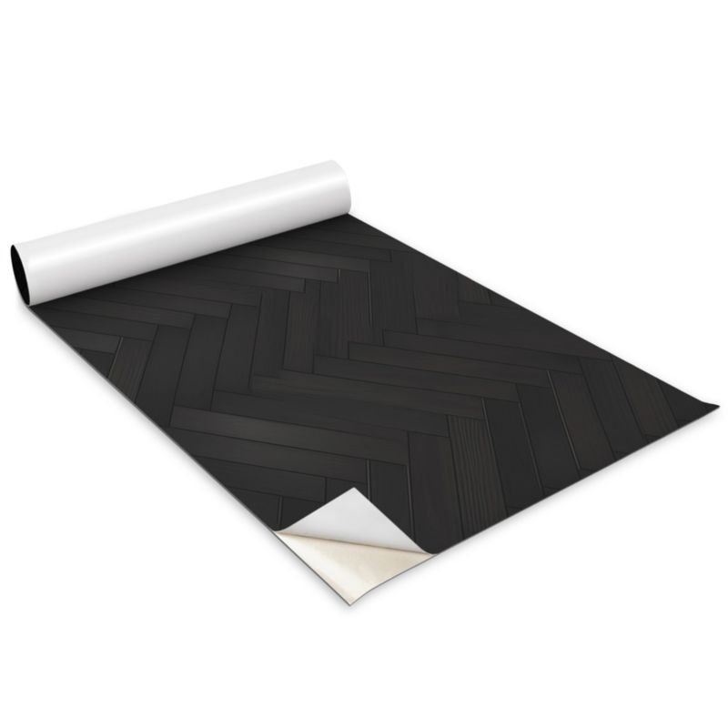 Okleina Meblowa Wallfluent 100x50 cm Ciemny parkiet Folia Na Meble I Szafki 1 rol.