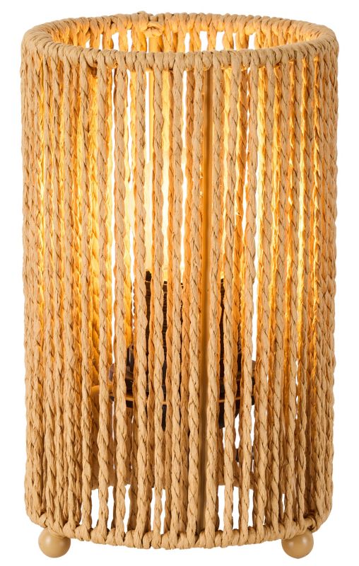 Lampa stołowa Tensa 1 x E27 brąz