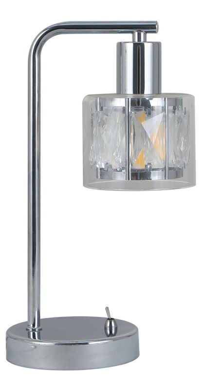 Lampa stołowa Elmo 1 x E14 chrom
