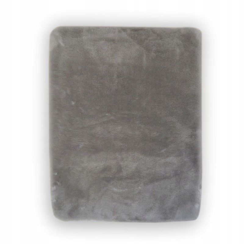 Dywan Multi-Decor pluszowy rabbit 50x80cm, królicze futerko ciemno szary 1 szt.