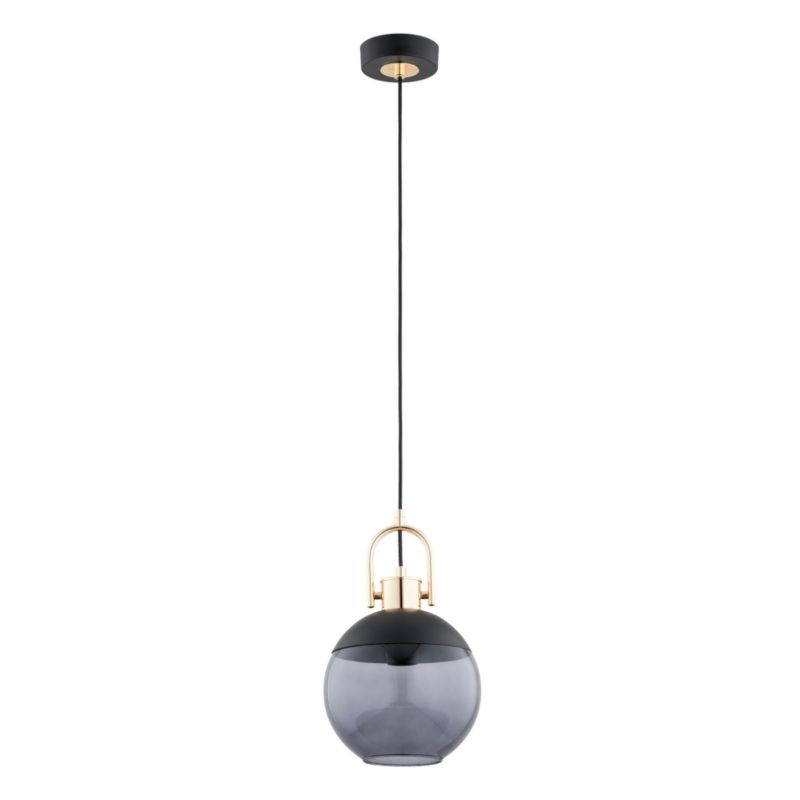 Lampa wisząca Alfa HILTO czarno-złota-dymiona 1xE27x15W wym:95x20x20cm IP20 -1 szt.