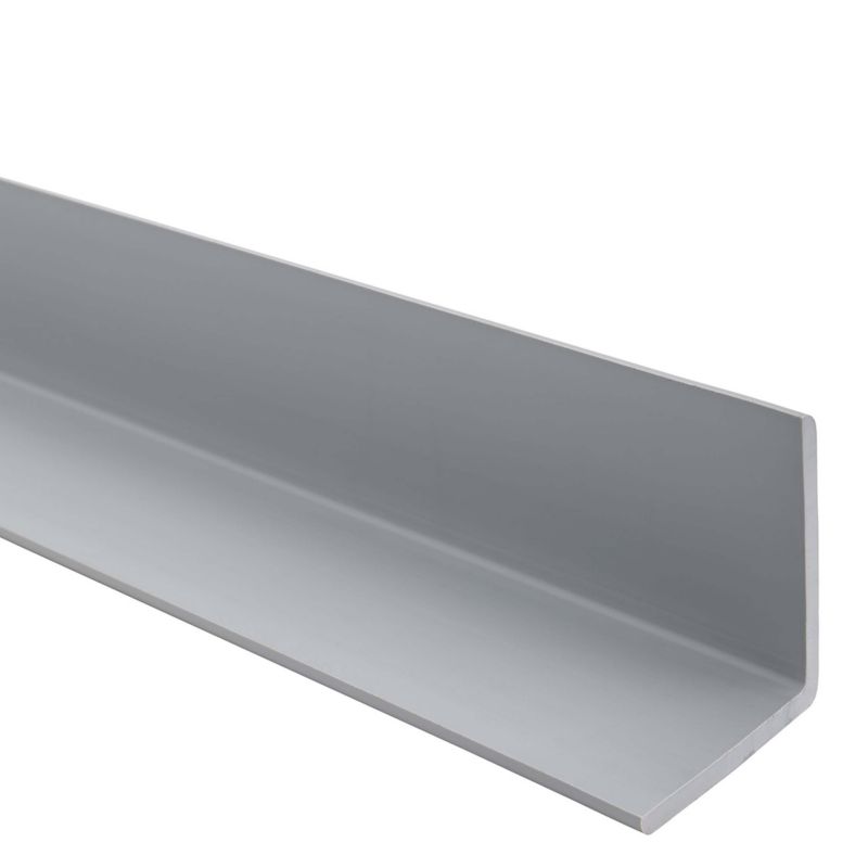 Kątownik miękki PCV 50x50mm, QUEST ochronny profil L kątowy, narożnik odbojnikowy, KM, szary, 110 cm