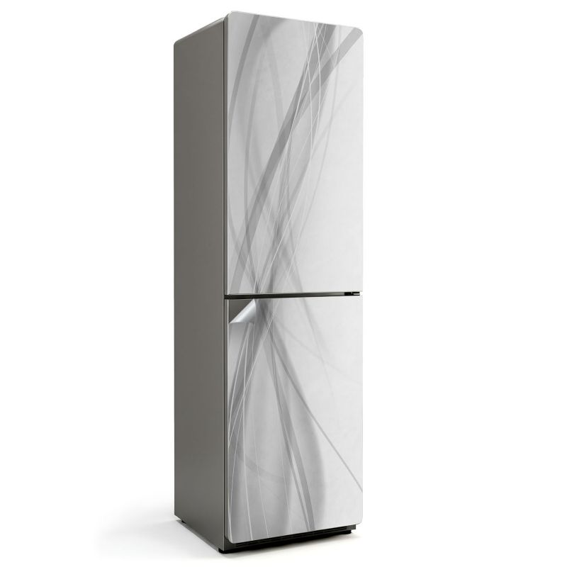 Naklejka na lodówkę Wallfluent 60x205 cm Abstrakcyjne fale linii 1 szt.