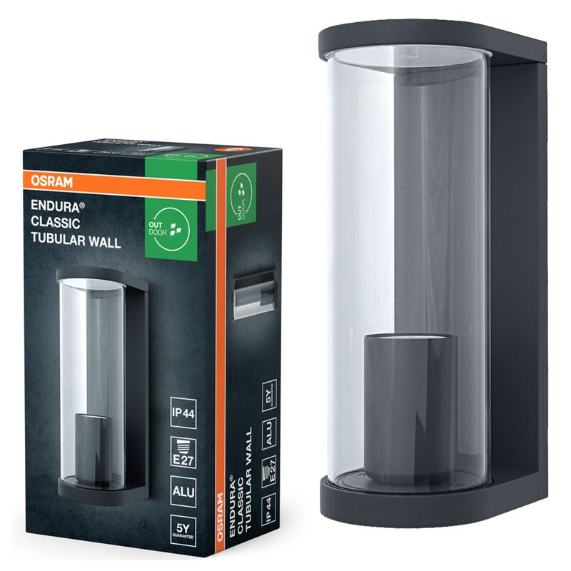 Kinkiet Ogrodowy Osram Lampa E27 Szary IP44 1 szt.