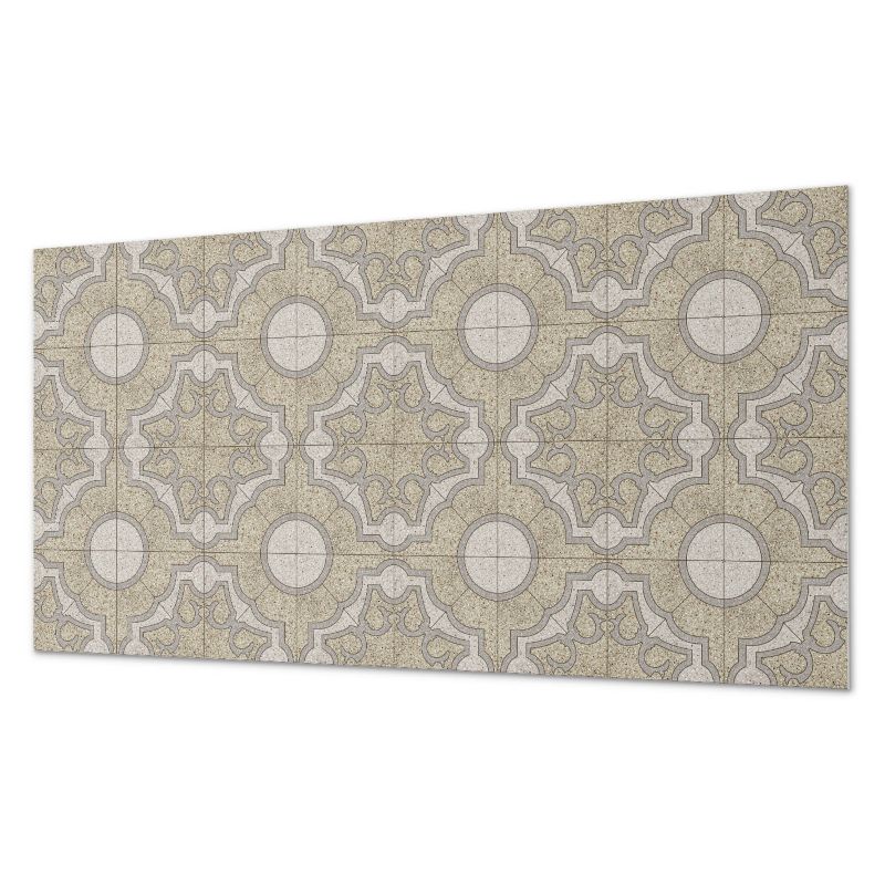 Okładzina Ścienna Z Grafiką PCV ArtPrintCave 120x60 cm Wzór mozaikowy z okręgami 1 szt.