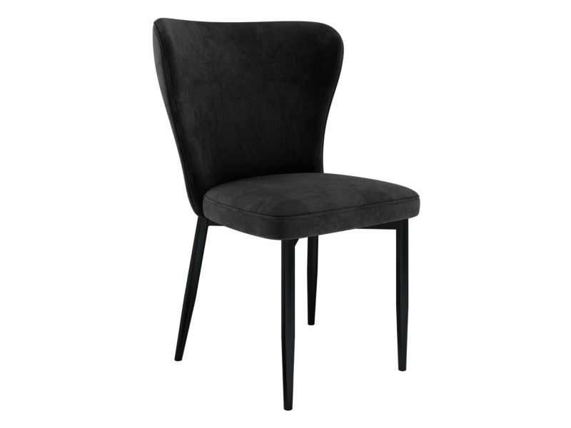 Krzesło MIRJAN 24 tapicerowane Elena czarny 1 szt.