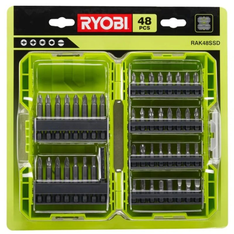 Zestaw Bitów RYOBI 25 i 50 mm 48 Elementów 1szt.