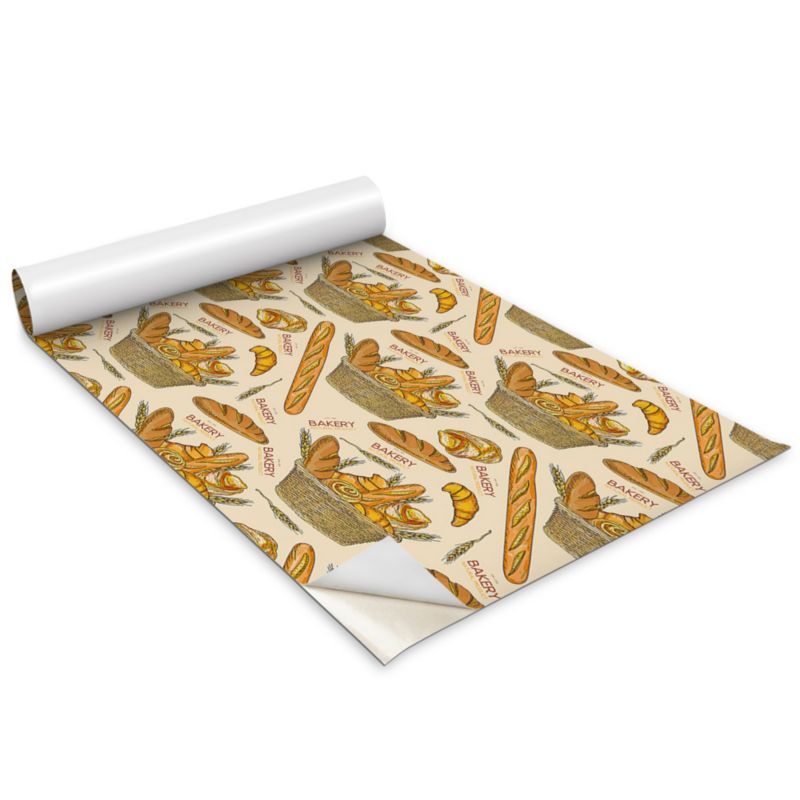 Okleina Meblowa Wallfluent 100x50 cm Kosze pieczywa Folia Na Meble I Szafki 1 rol.