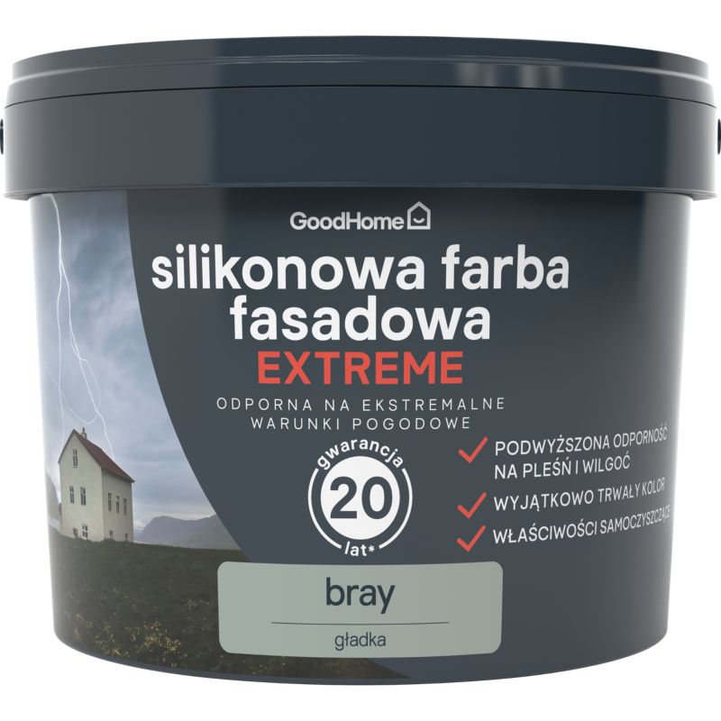 Farba elewacyjna GoodHome Premium Bray 10 l