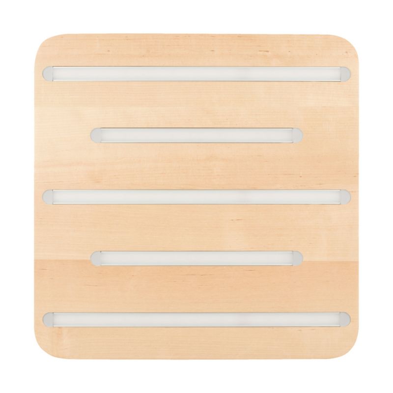 Drewniana Lampa Sufitowa SPOT Light 5xLED 19.5W Naturalna Brzoza FSC, Polski producent, 1 szt.