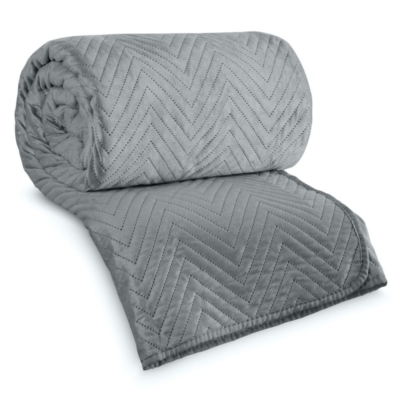 Narzuta Luiz Eurofirany 170 x 210 srebrna