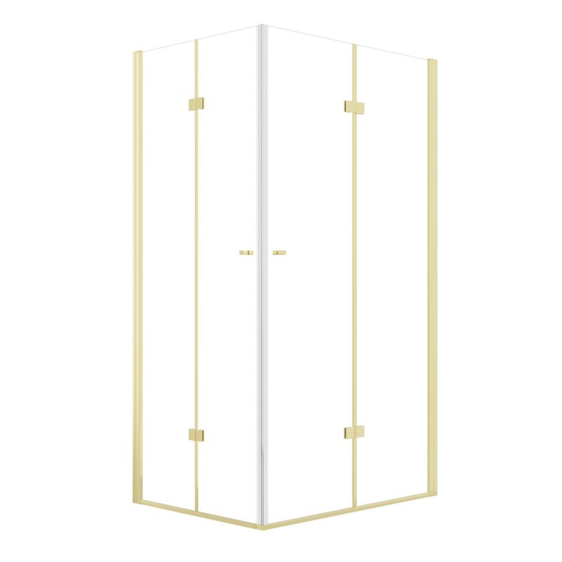 Kabina prysznicowa SEVANTE MAUNA 120x90 prostokątna składana złota 1 szt.