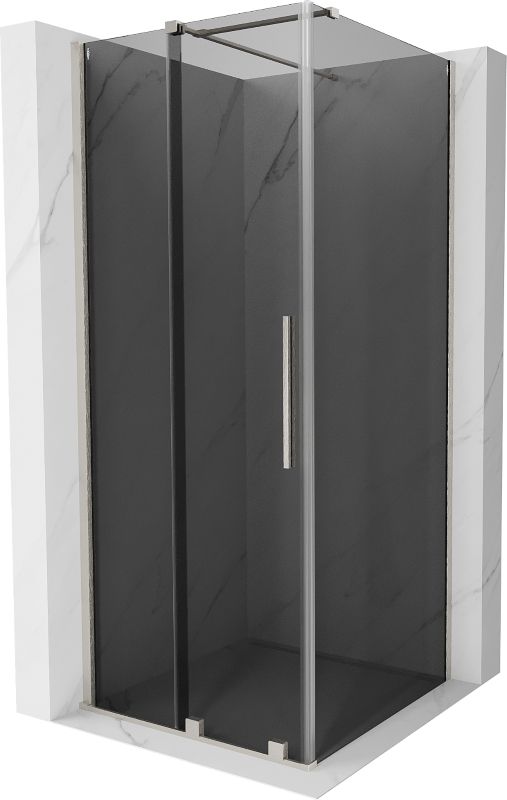 Kabina prysznicowa Mexen Velar rozsuwana 110 x 110 cm grafit nikiel szczotkowany 1 szt.
