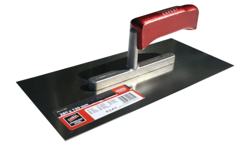 Paca nierdzewna 280x130 mm Modeco Expert uchwyt drewno - etykieta - 1 szt.