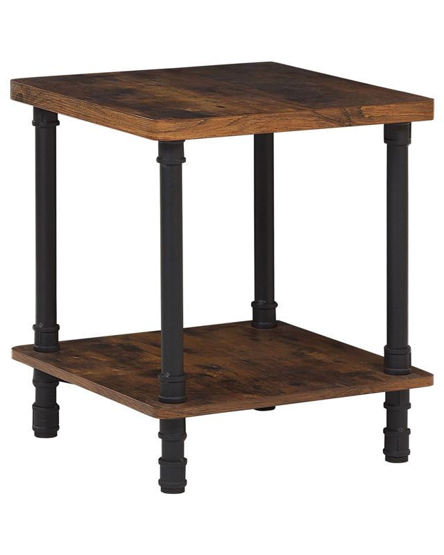 Szafka nocna Stolik pomocniczy Ciemne drewno Veril 1 szt.