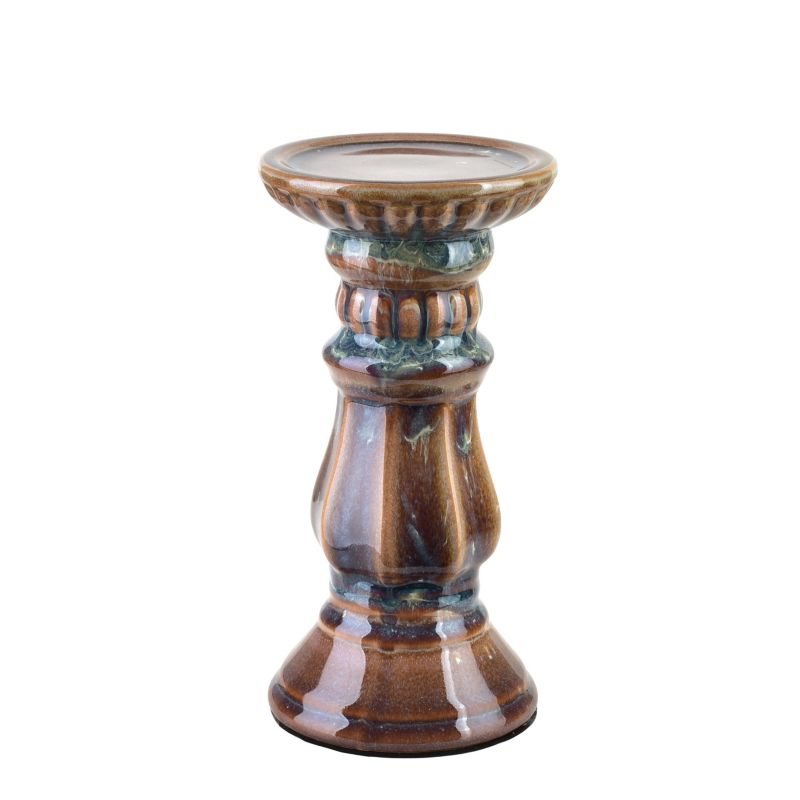 świecznik ceramiczny yarine 10x10x20,5 cm 1 szt. 1 szt.