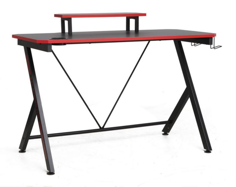 Biurko Signal gamingowe B-202 czarne/czerwone 1 szt