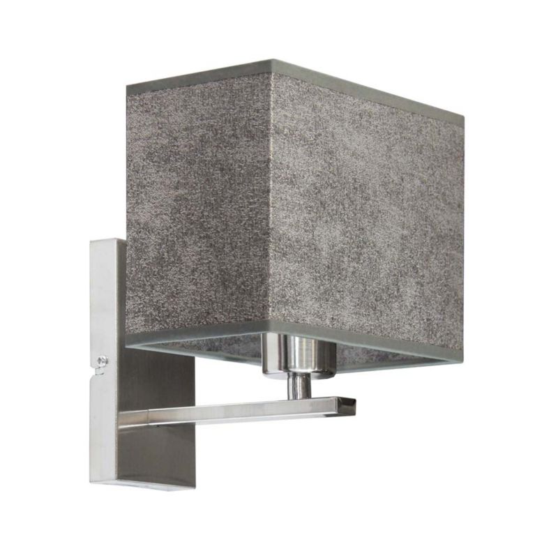 Kinkiet Volta Light Factory Moto Stal szczotkowana/Beton Abażur 1xE27 1szt.