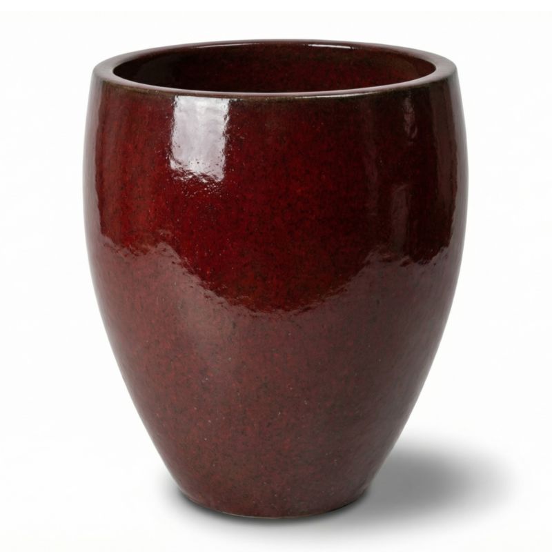 Doniczka ceramiczna Provencelia LAFONTAINE szkliwiona mrozoodporna 28 x 32 cm Ceglasty 1szt