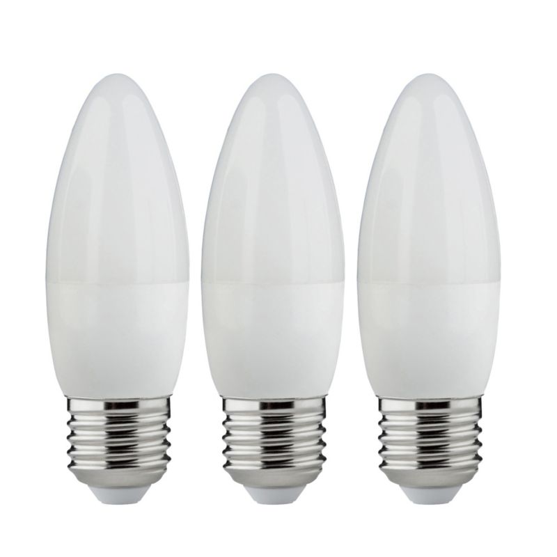 Żarówka LED Diall C35 E27 4,2 W 470 lm 2700 K 3 szt.