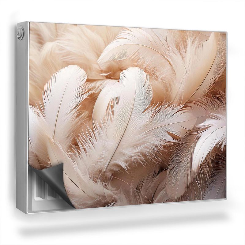 Magnes Na Kaloryfer Wallfluent 80x60 cm Jasne ciepłe Pióra 1 szt.