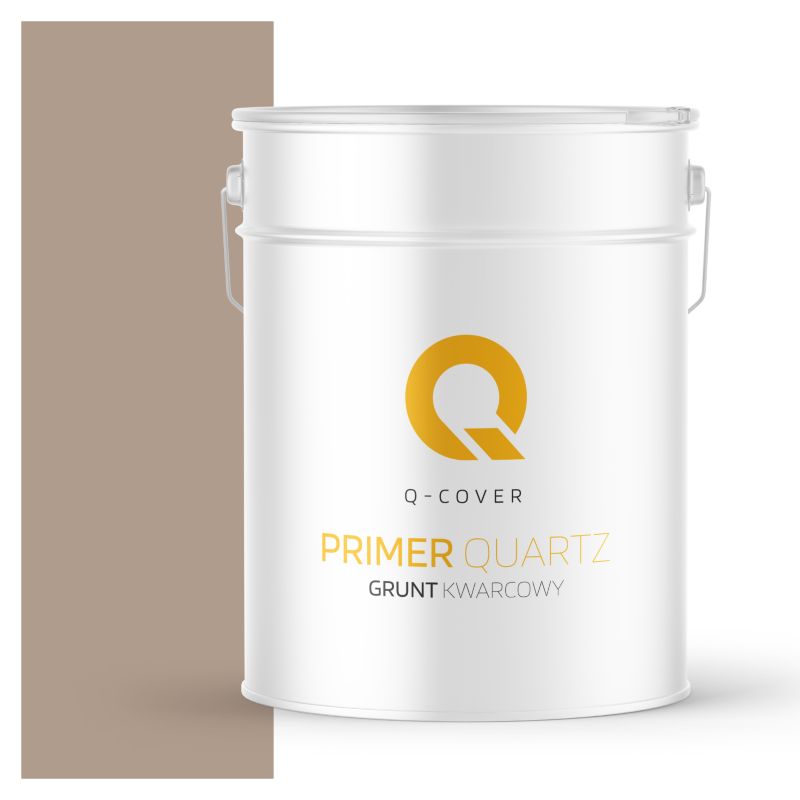 Grunt Kwarcowy pod Tynk Silikonowy Q-Cover Orzechowy jasny F534 15KG