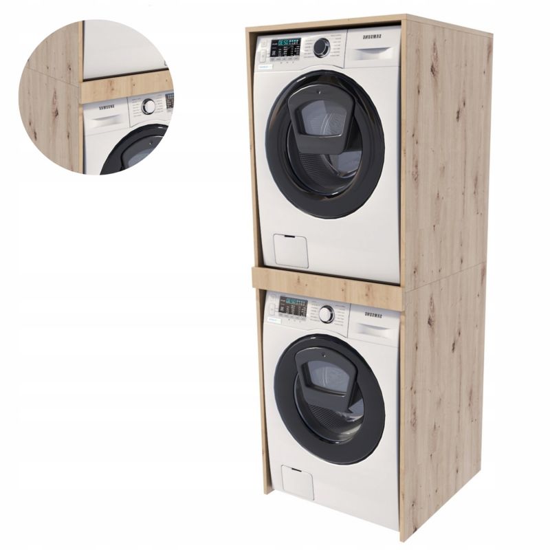 Szafka nad pralkę Matkam na suszarkę TS Per dąb artisan 1 szt.