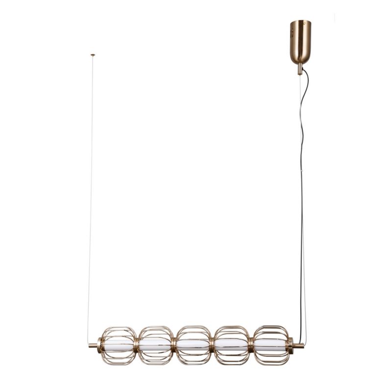 Lampa wisząca Italux PEDRO złota 5 x LED 20W 793lm wym:120x63x11cm IP20 -1 szt.