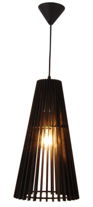 Lampa sufitowa wisząca Candellux Osaka czarna wym: 100 x 22,5 x 25 cm 1xE27 x 40W 1 szt.