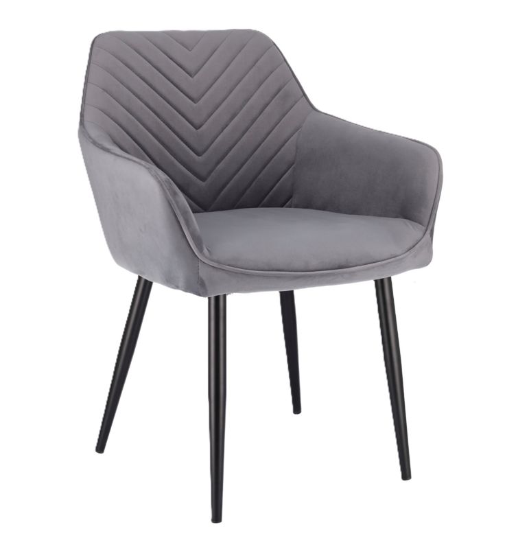 Krzesło Jumi NAPOLI nowoczesne kolor szary 1szt