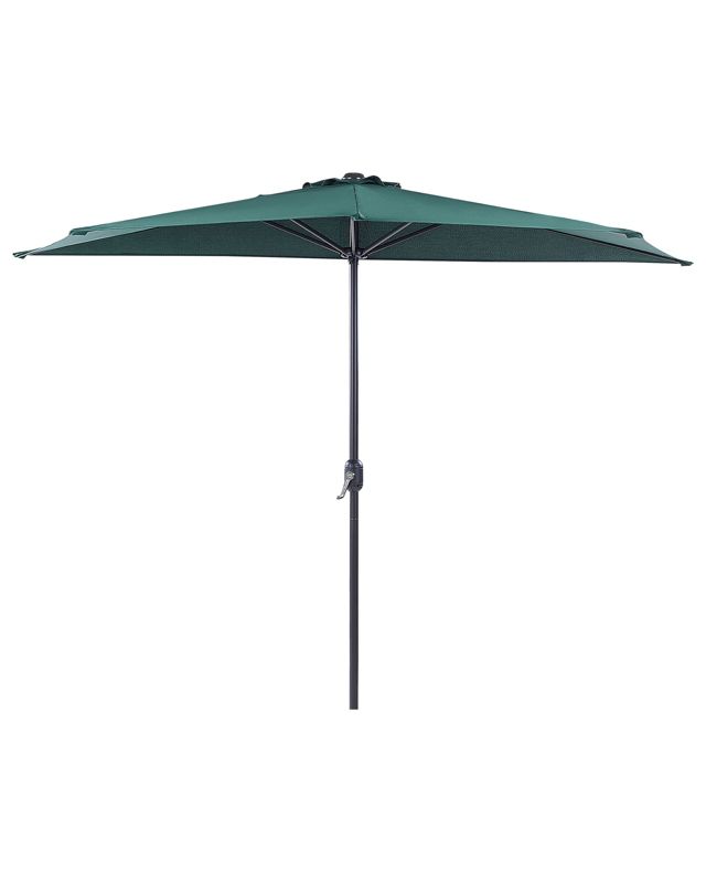 Parasol ogrodowy półokrągły 270 cm zielony Galati 1 szt.