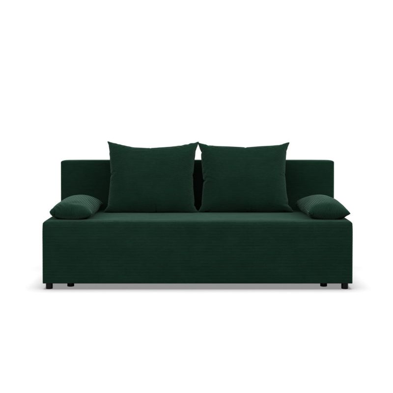 Kanapa TYLETEGOTU rozkładana VISTA sztruks butelkowa zieleń 1 szt