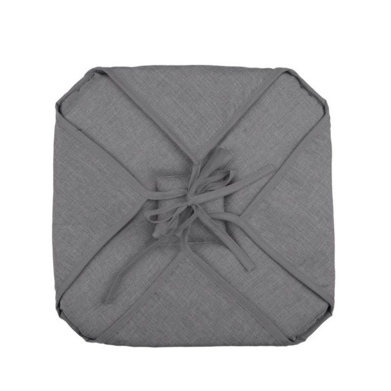 Poduszka na krzesło BEA STOF dekoracyjna 40x40 cm antracytowy szary 1 szt.