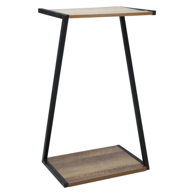 Kwietnik Koopman brązowy z czarną metalową ramą h50x29x20 cm 1 szt.