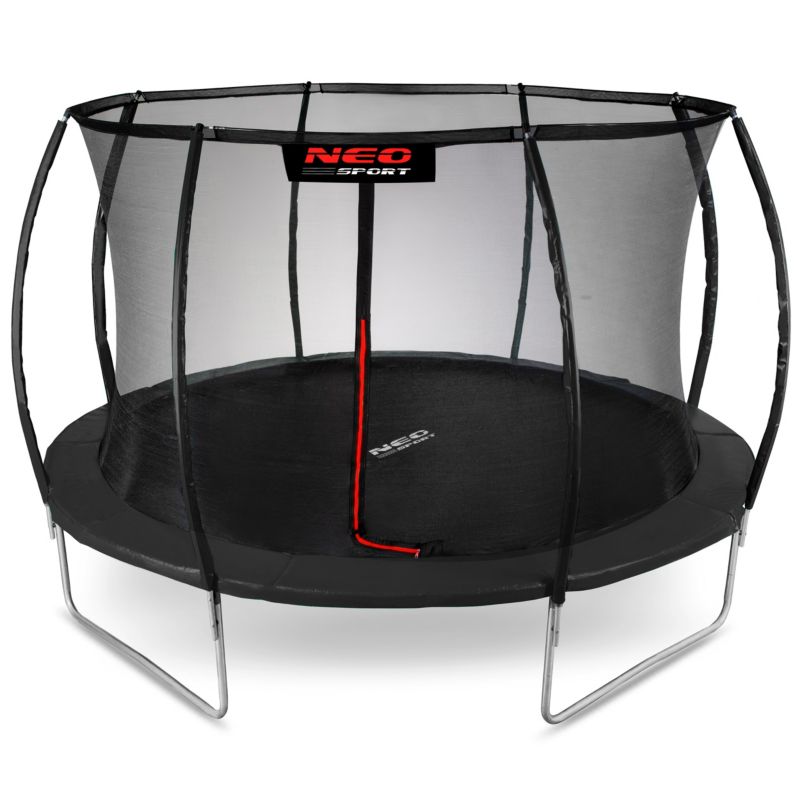 Trampolina ogrodowa Neo-Sport 374cm 12ft + drabinka + siatka wewnetrzna 1szt.