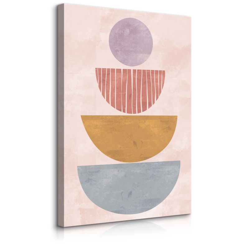 Obraz Muralo Na Płótnie Abstrakcja Japoński Styl Boho Minimalizm 50x70 cm 1 szt.