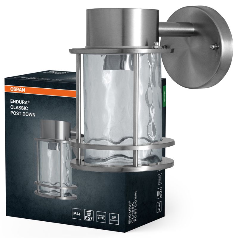 Kinkiet Ogrodowy Osram Lampa Latarnia E27 Aluminium IP44 1 szt.