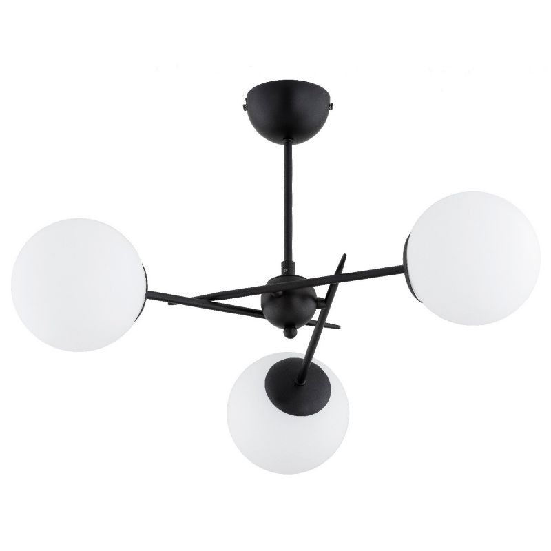 Lampa sufitowa wisząca Alfa Primery 5235 czarno-biała nowoczesna 3xE14 x 10W 1 szt.