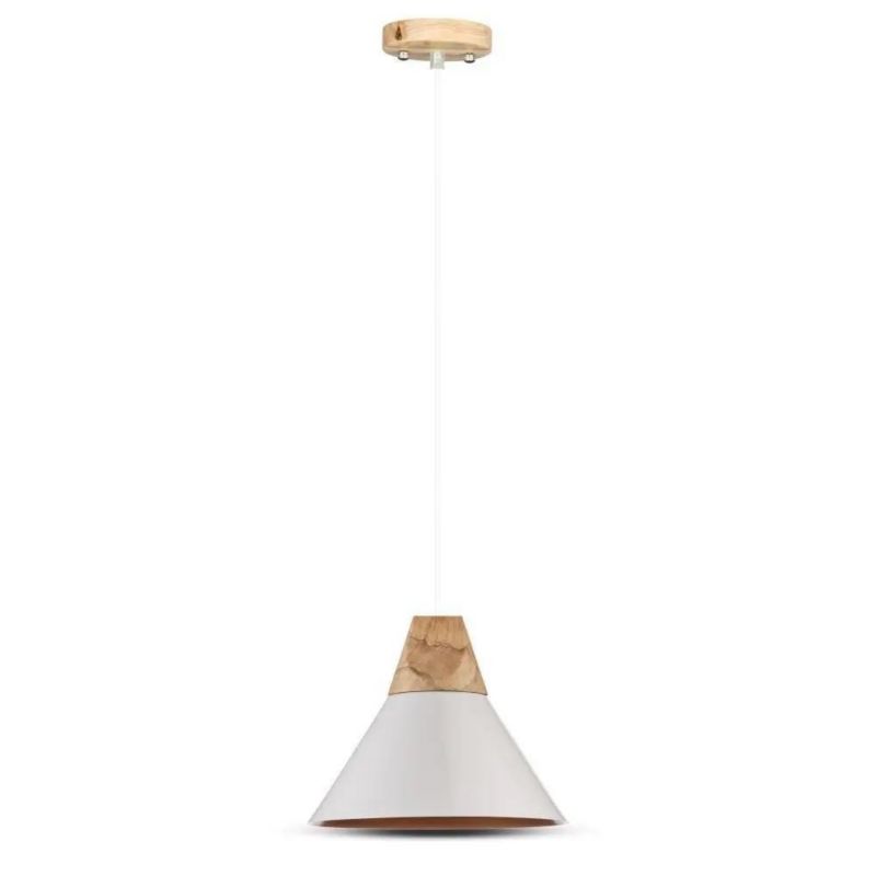 Lampa wisząca V-TAC Vt-7425 biała wym: 110 x 4 x 25 cm 1xE27 x 1 szt.