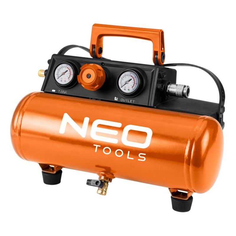 Kompresor akumulatorowy NEO TOOLS 8 bar 3,8 l, bez akumulatora 1 szt