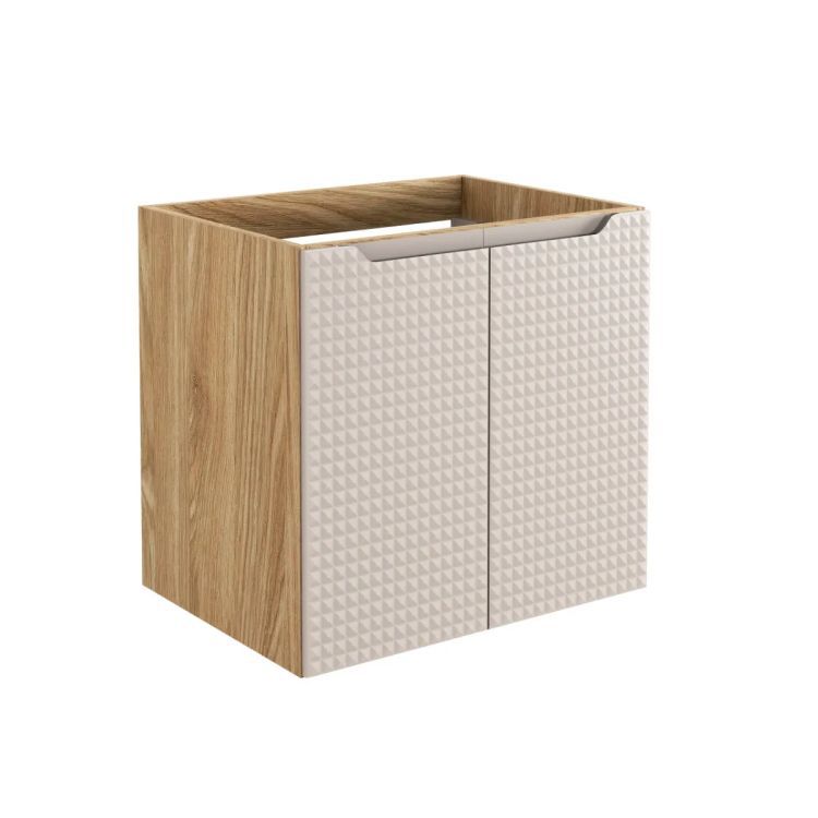 Szafka Comad pod umywalkę LUXOR BEIGE 82-60-2D 60cm dąb olejowany/beżowa 1 szt