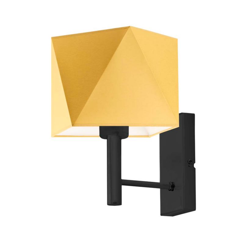 Kinkiet Volta Light Factory Grand Musztardowy/czarny Abażur 1xE27 1szt.