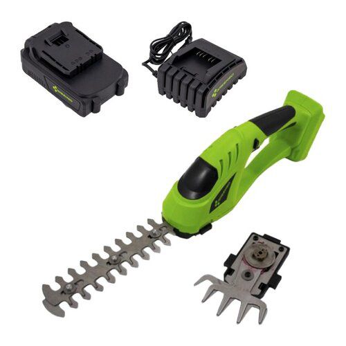 Nożyce akumulatorowe 20 V Greenso UAO011-Z2 do cięcia krzewów i trawy 1x2,0 Ah 1 szt.