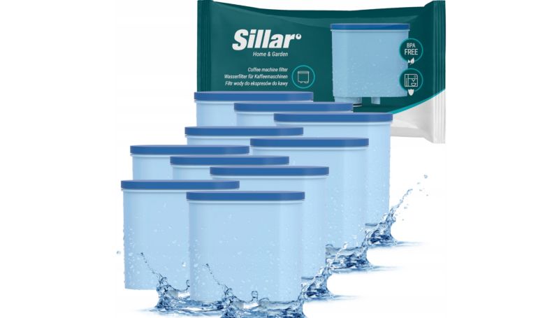 Filtr wody, Sillar, do ekspresu Philips/ Saeco Aquaclean, węglowy, zamiennik CA6903/00 CA6903/10, 10szt
