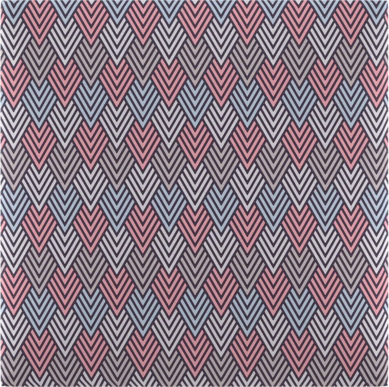 Panel ścienny tapicerowany Stegu Mollis kwadrat 30 x 30 cm 3 D różowy