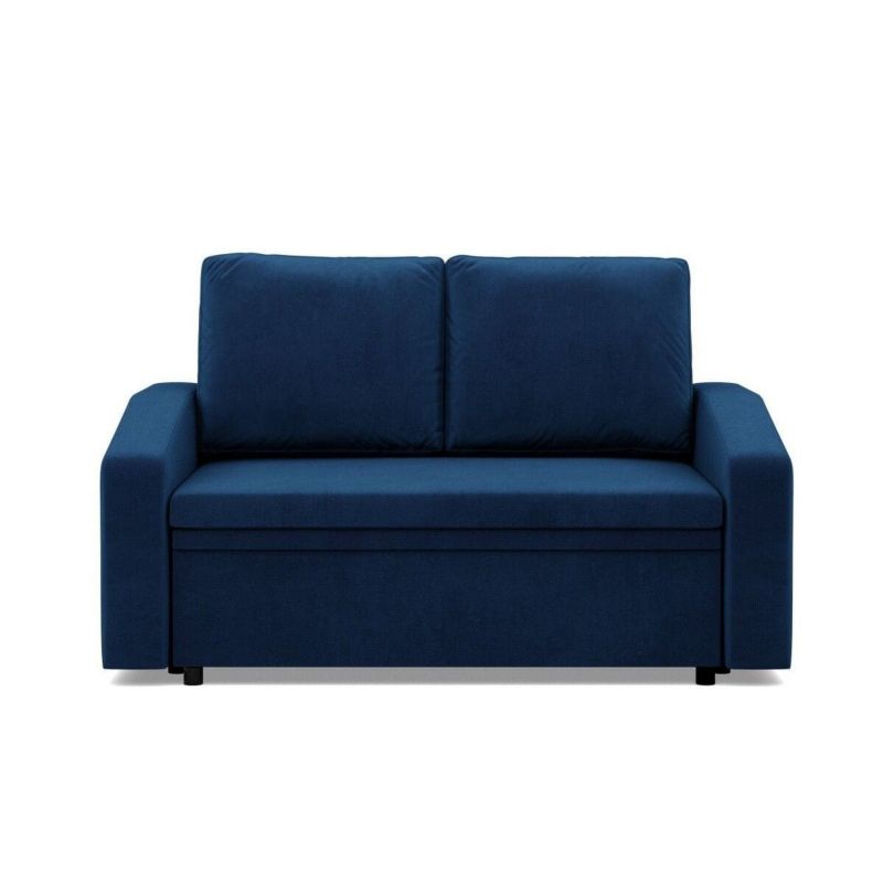 Sofa TYLETEGOTU funkcja spania BLOM velvet granatowy 1 szt