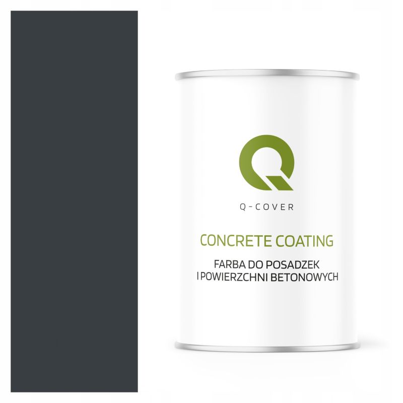 Farba do Posadzek i Powierzchni Betonowych Q-Cover Antracyt RAL7016 0.9L