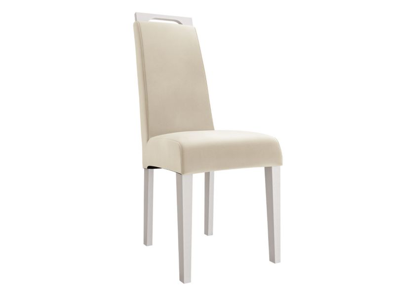 Krzesło MIRJAN 24 K79 biały/śmietankowy aksamit 1 szt.