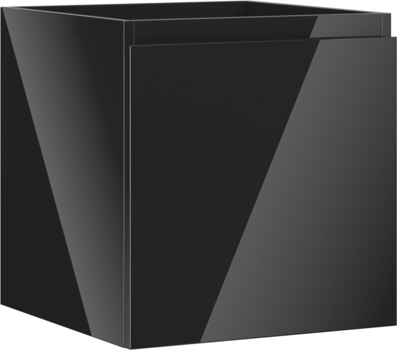 Szafka łazienkowa podumywalkowa Mexen Orio czarna połysk 45 cm 1 szuflada 1 szt.